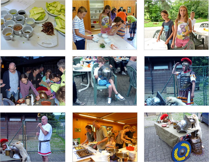 Sommeranlass 2014 - Kinder kochen römisch